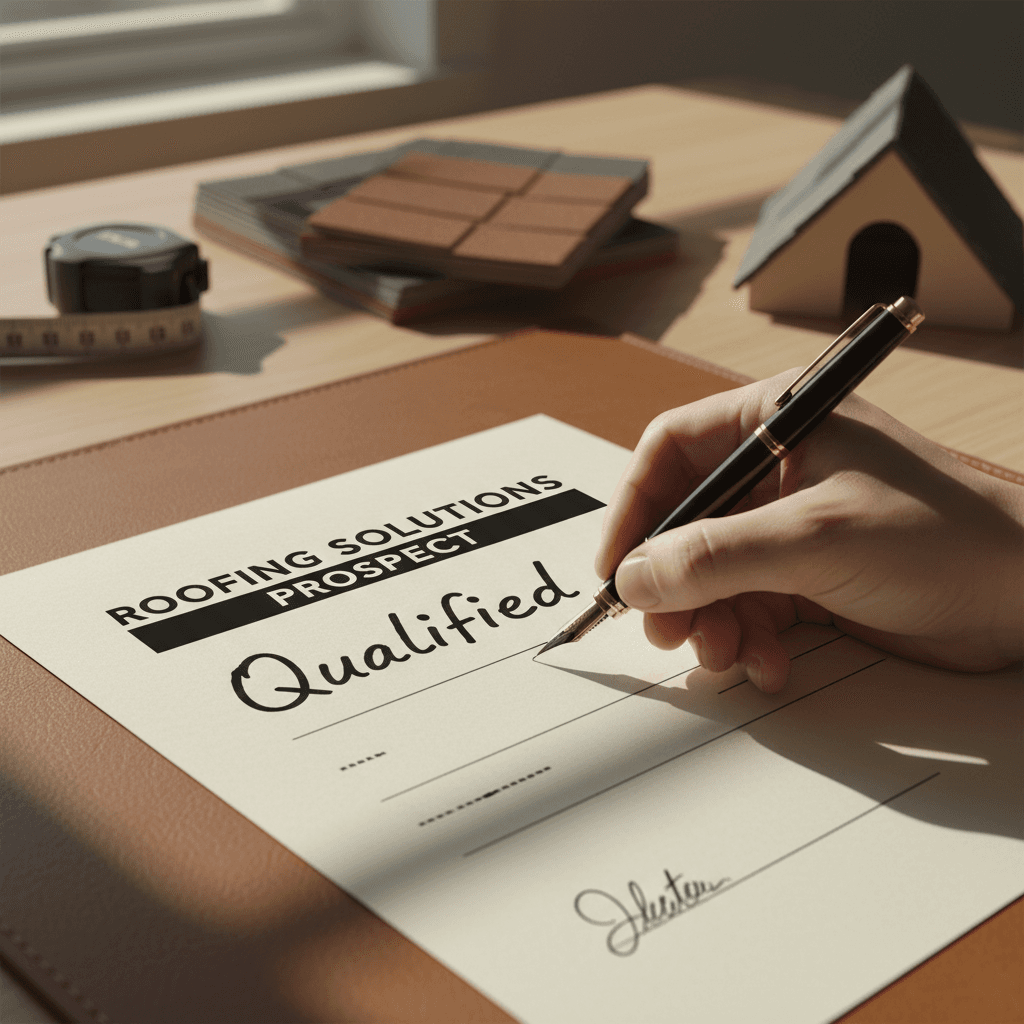 Qualified lead generation for roofing contractors